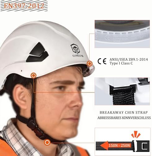 Vue 4 de Casque Sécurité Haute Résistance