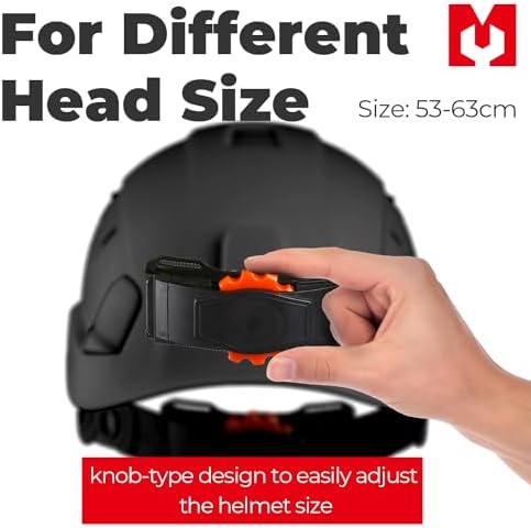 Vue 3 de Casque Sécurité Réglable Professionnel