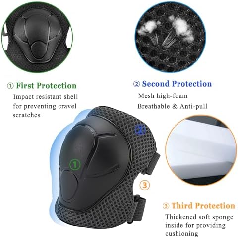 Vue 4 de Équipement Protection Enfants Sports