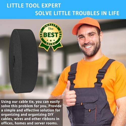Vue 5 de Attaches Câbles Autocollantes Réutilisables