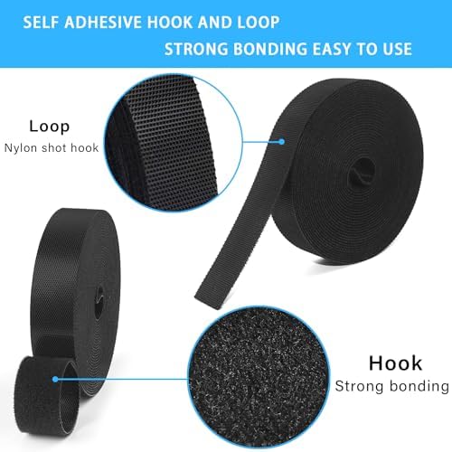 Vue 6 de Attaches Câbles Autocollantes Réutilisables