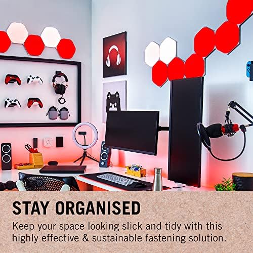 Vue 6 de Sangles Réutilisables Câbles Rangement