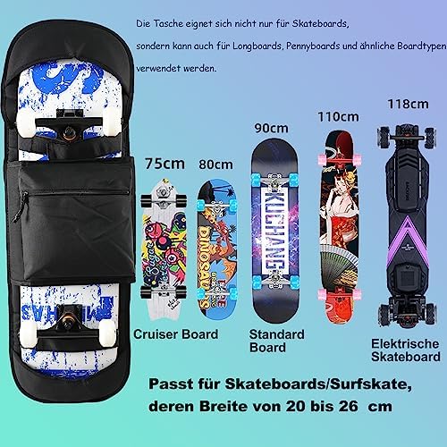 Vue 5 de Sac Skateboard Pliable Imperméable