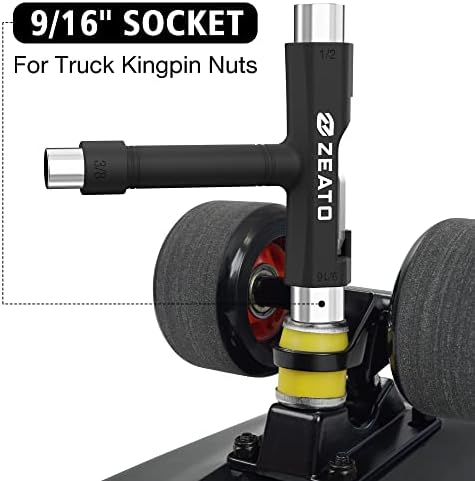 Vue 3 de Outil Skateboard Multifonction T