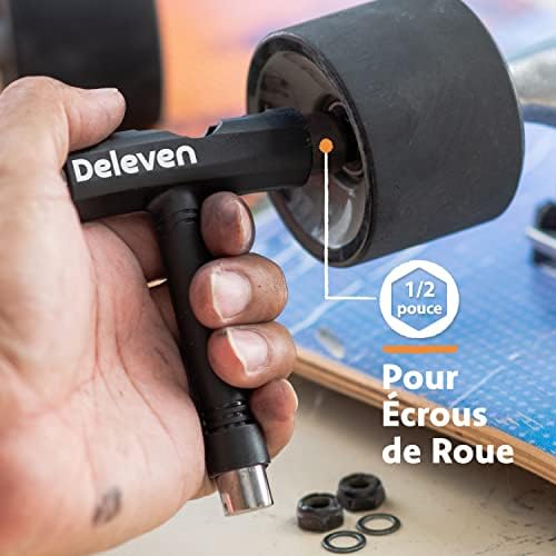 Vue 6 de Outil Universel Skateboard Longboard