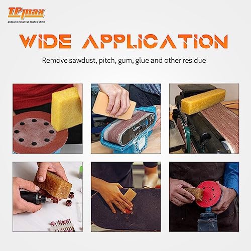 Vue 6 de Blocs Nettoyage Abrasifs Caoutchouc