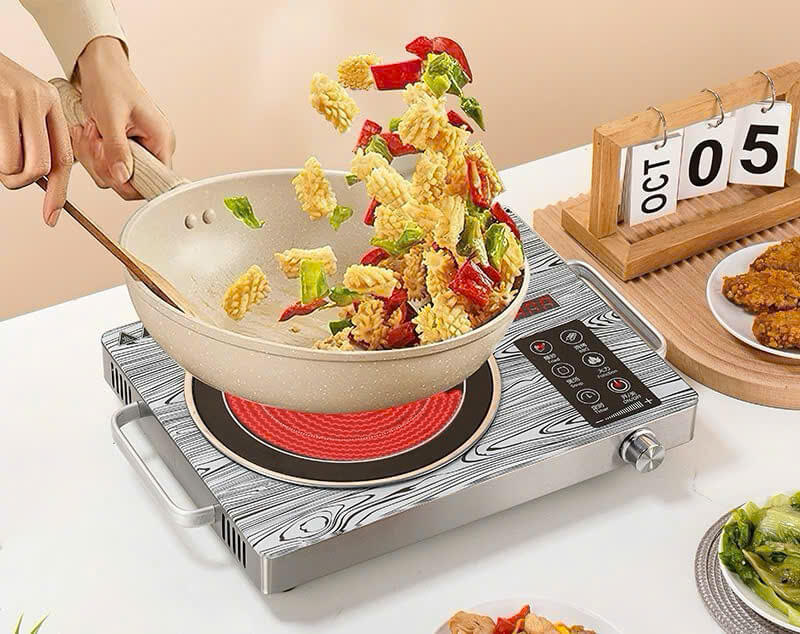 Bếp Hồng Ngoại Cảm Ứng Chefs-Lite 3500W – Mặt Kính Cường Lực, Không Kén Nồi, Có Hẹn Giờ
