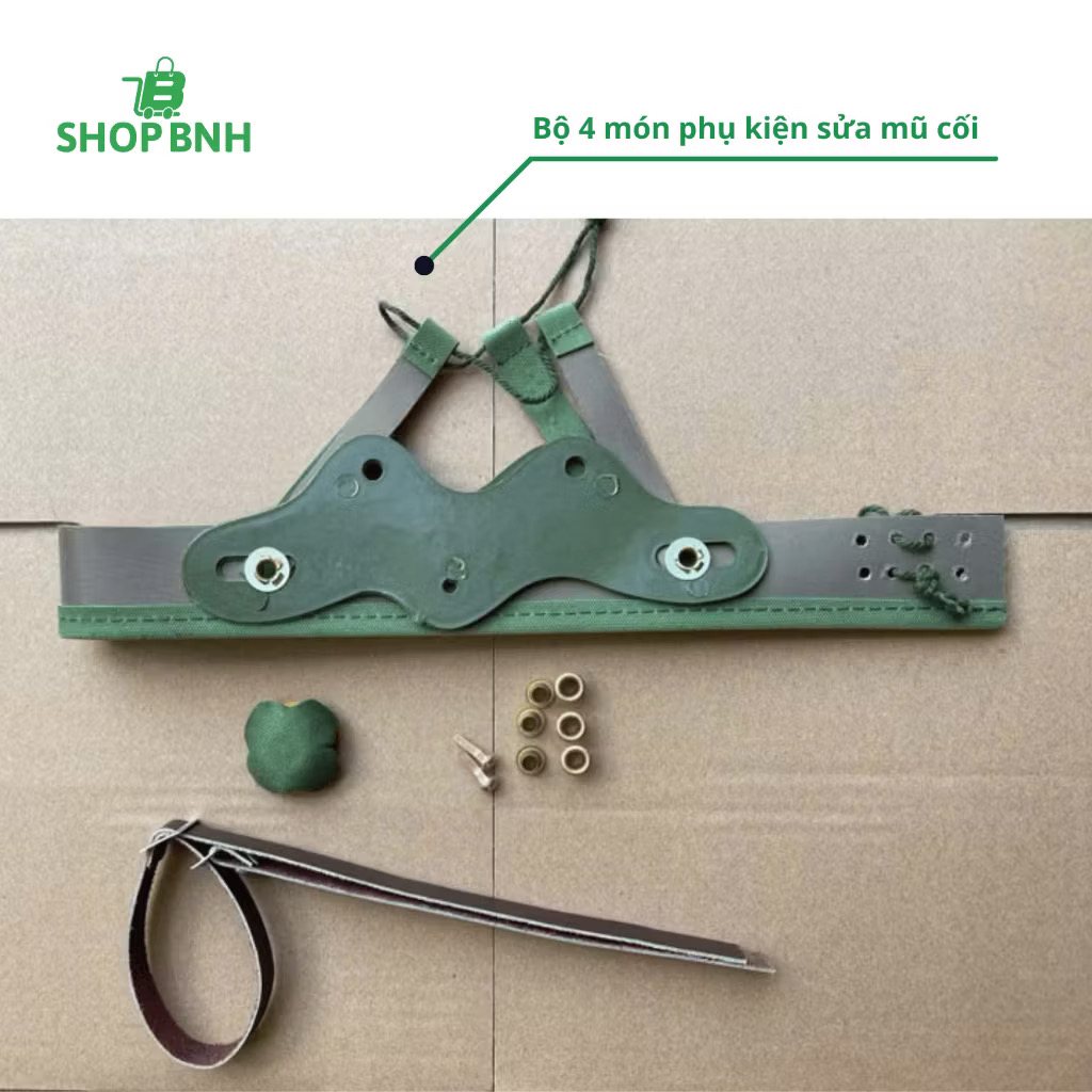 Phụ kiện mũ thay thê các loại mũ cối khuy quai cầu da bò