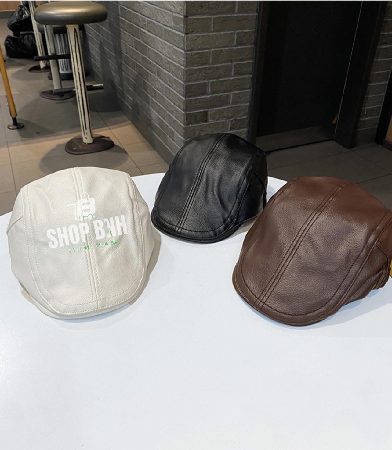 Mũ Da Beret Nam Nữ – Sang Trọng, Cá Tính, Chuẩn Trend