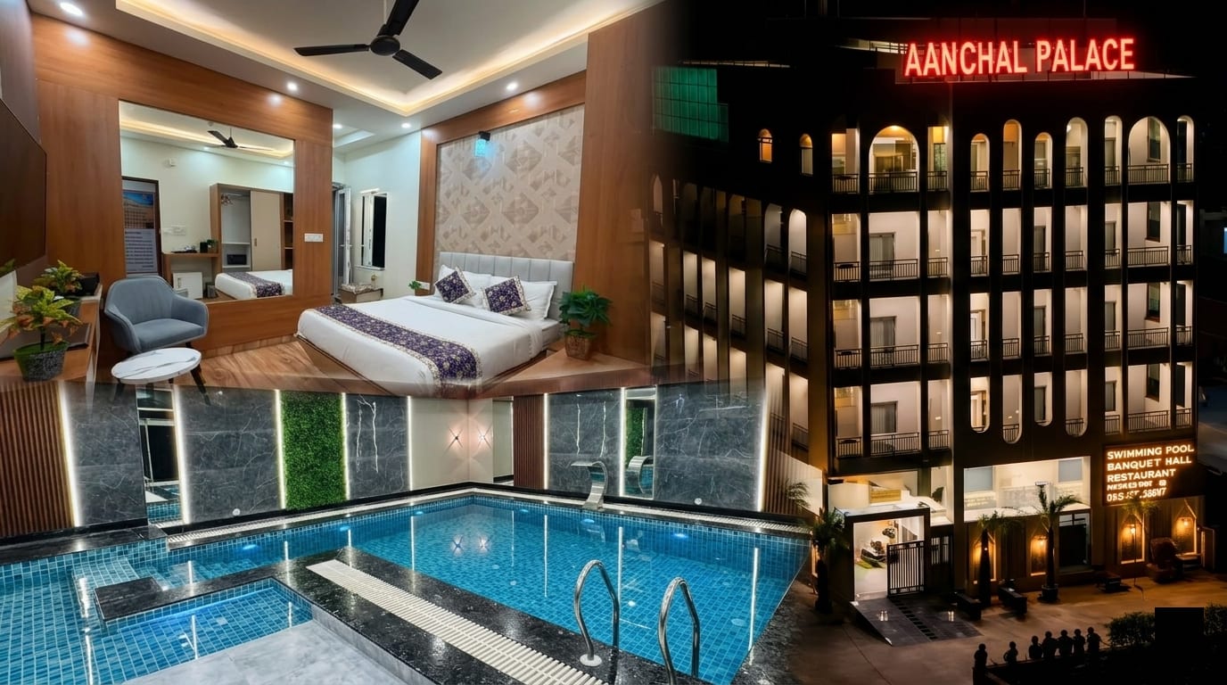 Budget Hotel in Jaipur with Swimming Pool — Aanchal Palace Hotel
