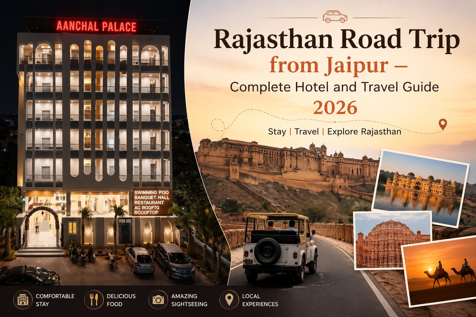 Rajasthan Road Trip from Jaipur — Complete Hotel and Travel Guide 2026