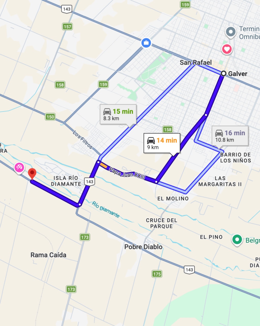 Cabaña con pileta para 2 personas en San Rafael