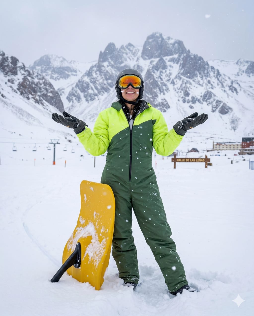 Ropa de nieve para ir a las leñas.