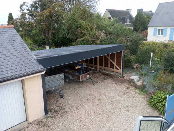 Carport 2 places - Vue 3