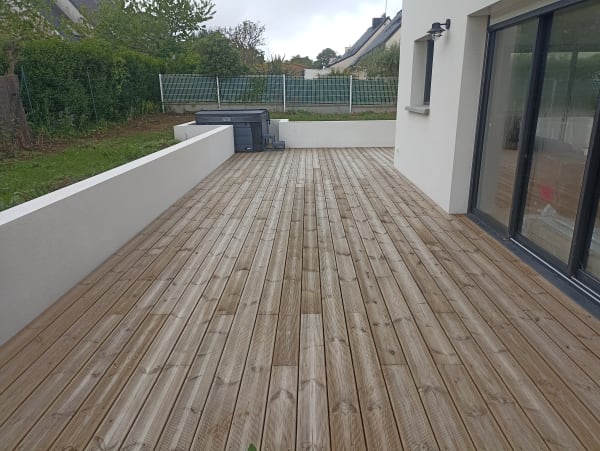 Terrasse bois - Vue d'ensemble