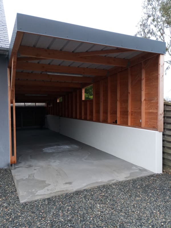 Carport bois - Vue 2