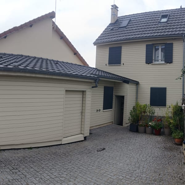 Bardage bois beige - Maison ancienne rénovée