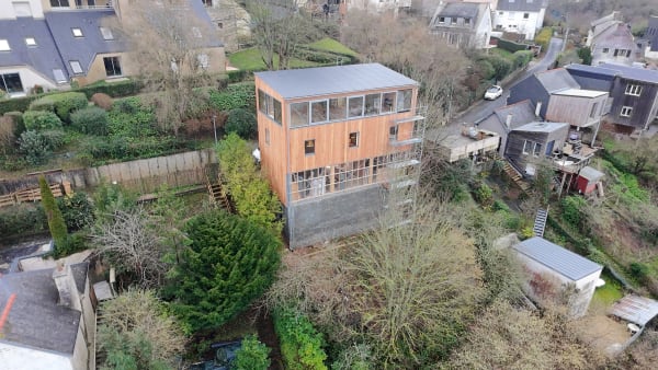 Bâtiment ossature bois - Vue 1