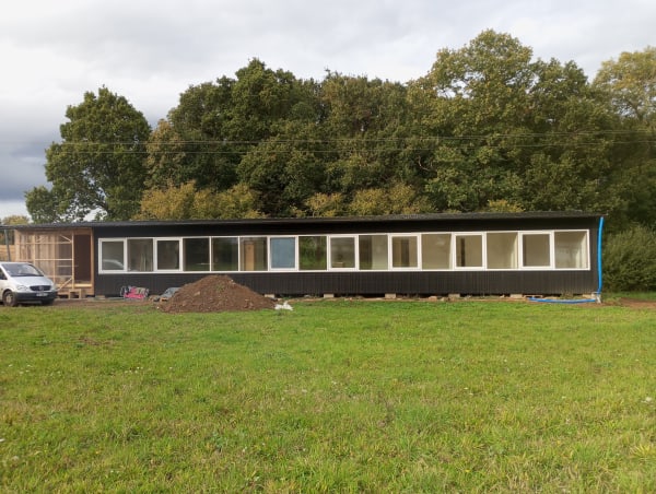 Bâtiment ossature bois - Vue 1