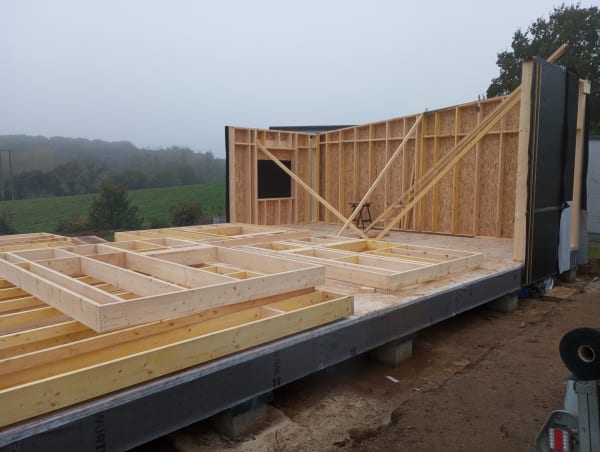 Construction neuve ossature bois - Vue 3