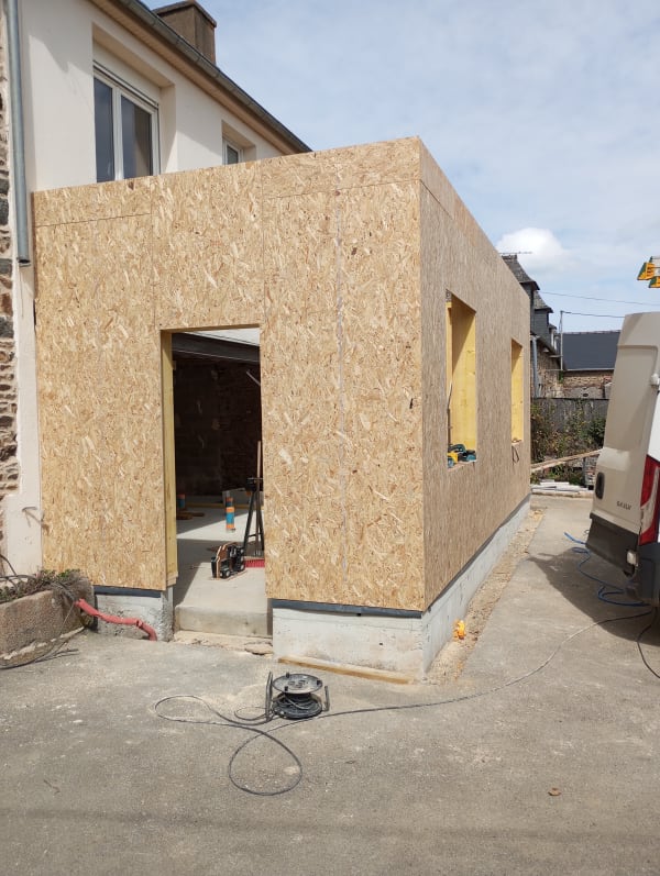 Extension bois - Vue 1