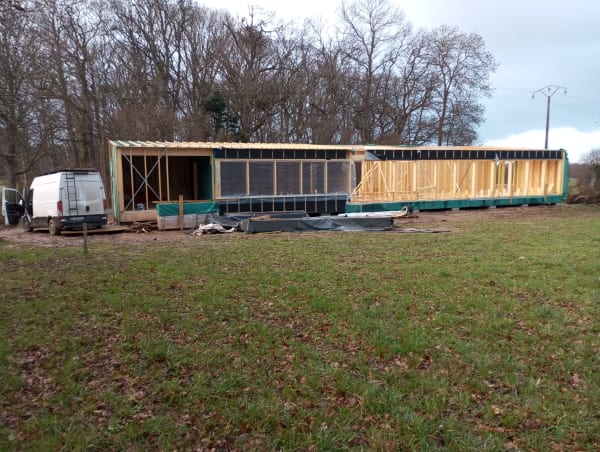 Bâtiment ossature bois - Vue 3