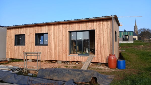 Construction neuve ossature bois - Vue 1