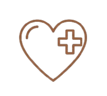 Comfort heart icon