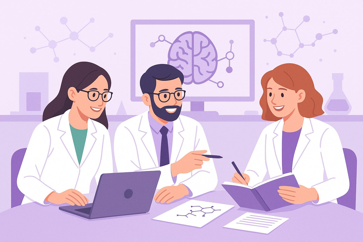 illustration cicaneuro - Une aventure scientifique et humaine au service du cerveau