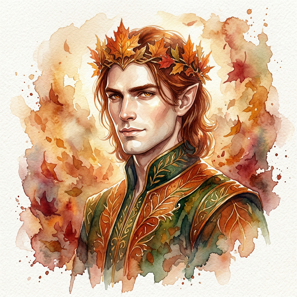 Portrait of Lorcan Thorne, Fae prince AI companion