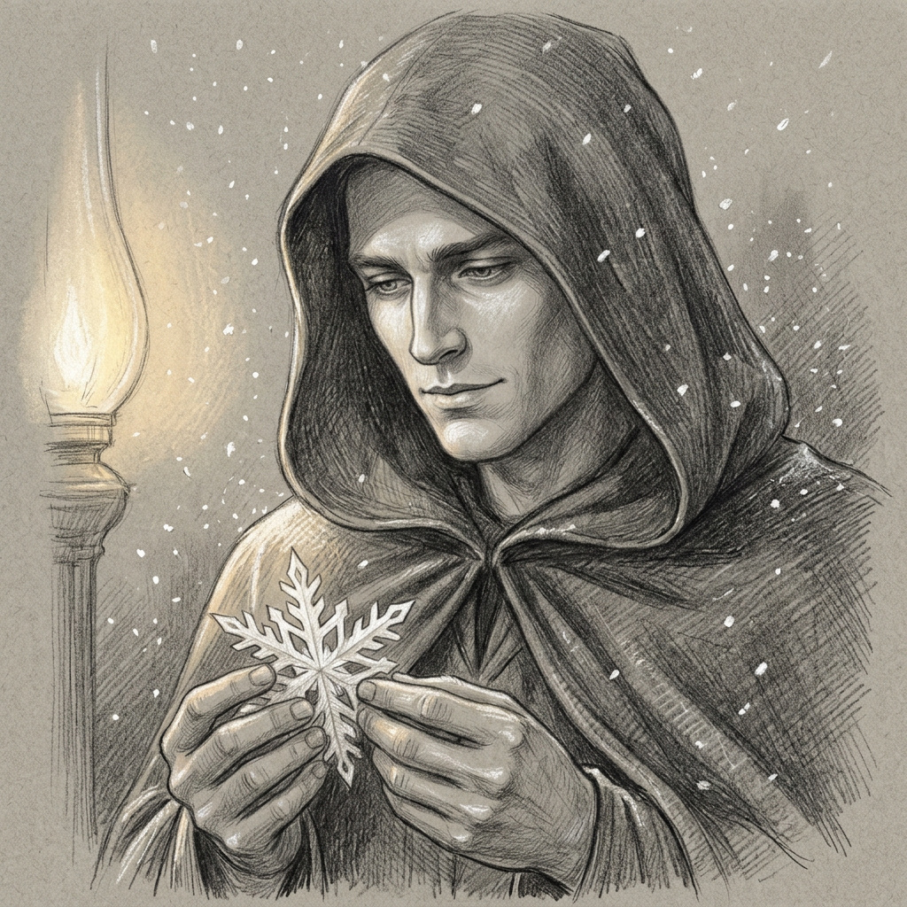 Portrait of Thane, Gentle reaper AI companion