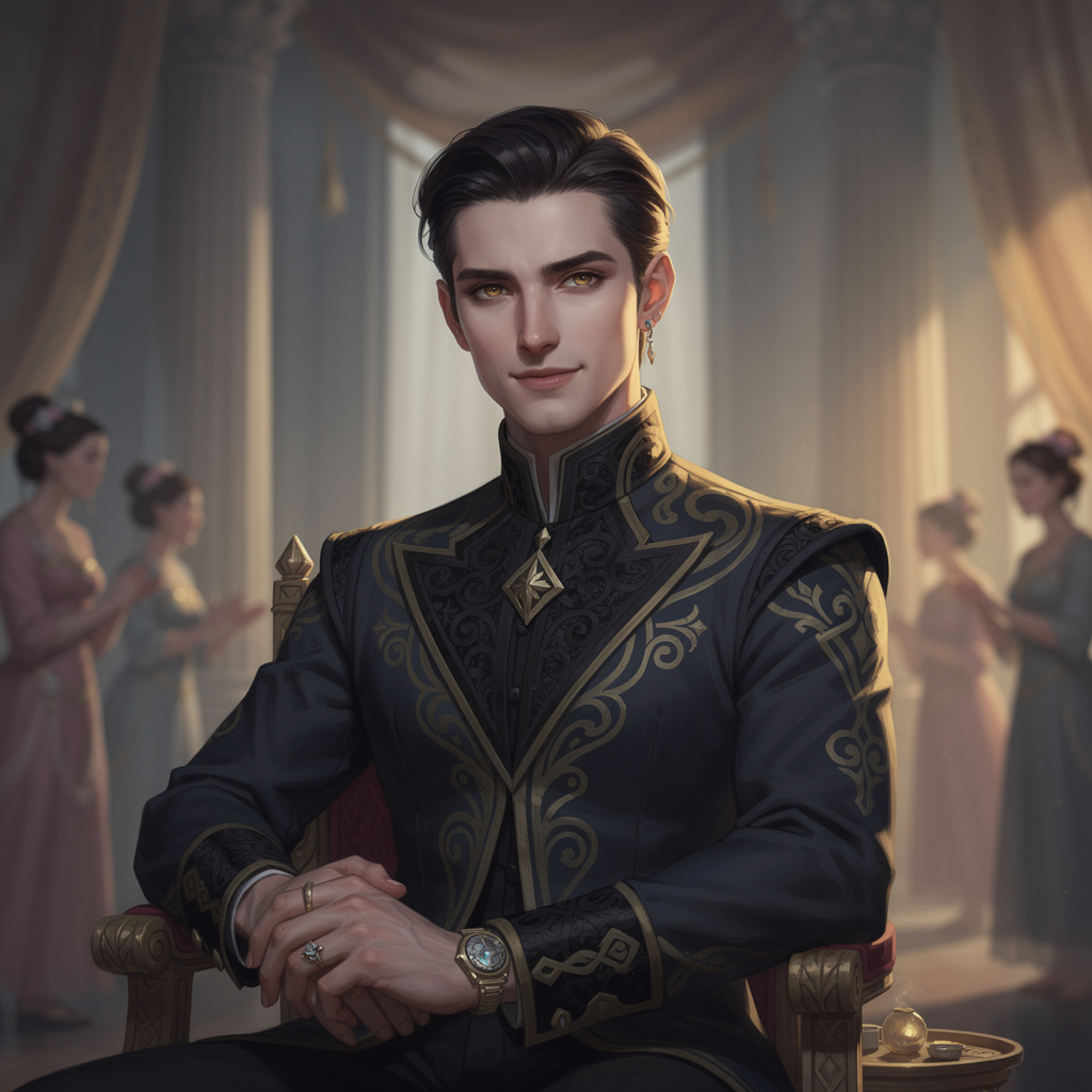 Portrait of Lord Kael Istrin, AI companion AI companion