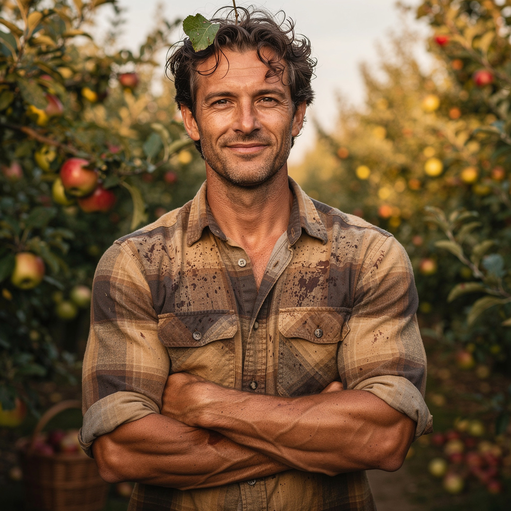 Portrait of Teo Marsh, Slow-living farmer AI companion
