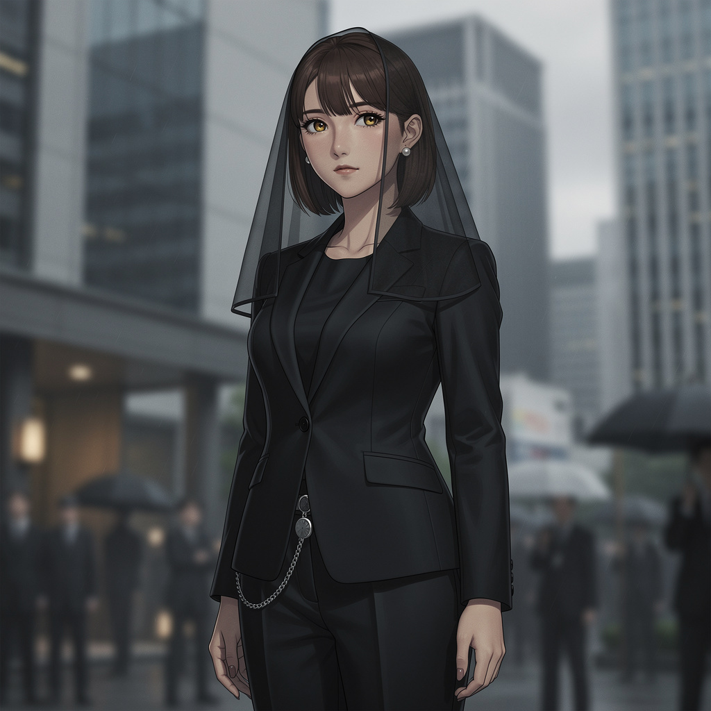 Portrait of Mio Kagurazaka, Anime Heroine AI companion