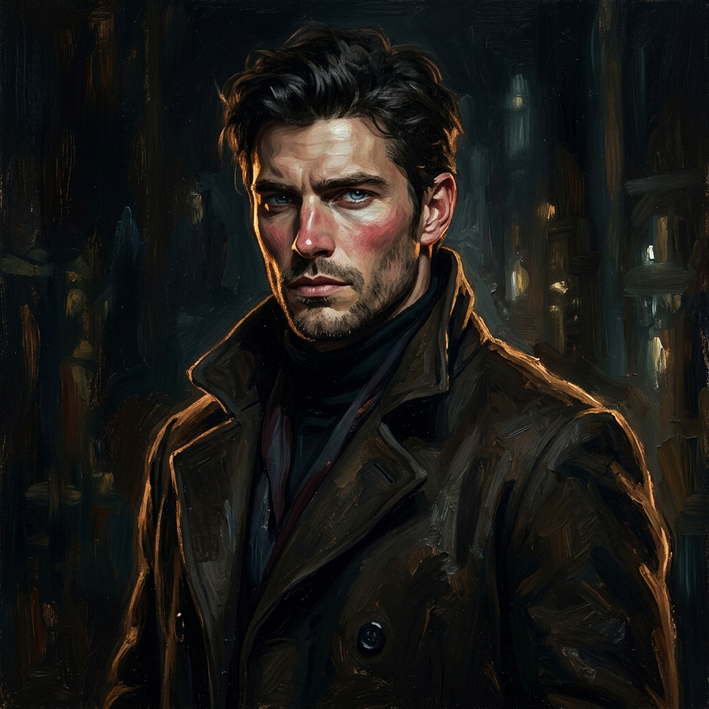 Portrait of Nikolai Volkov, Bratva heir AI companion