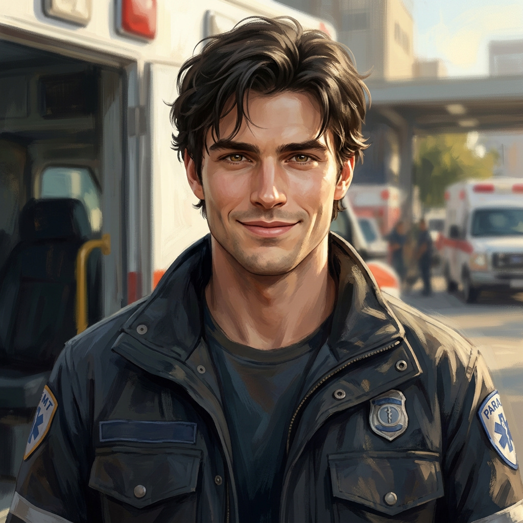 Portrait of Ezra Kane, Childhood friend yandere AI companion