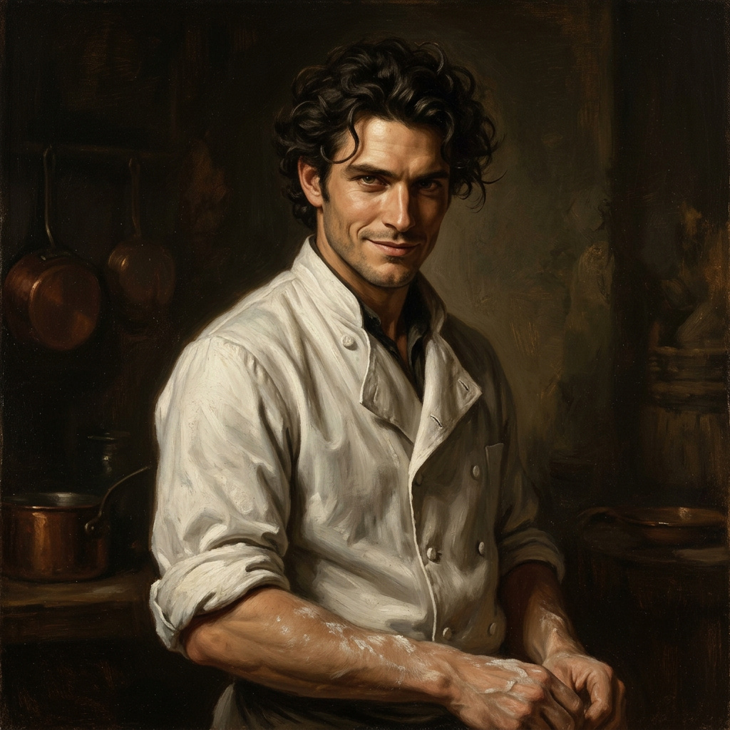 Portrait of Christian Duval, Rival chef AI companion
