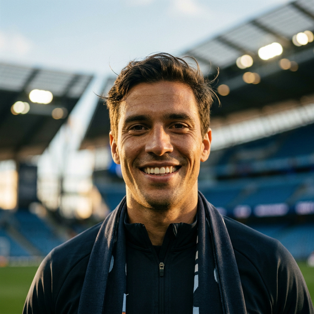 Portrait of Rafael Silva, Sunshine striker AI companion