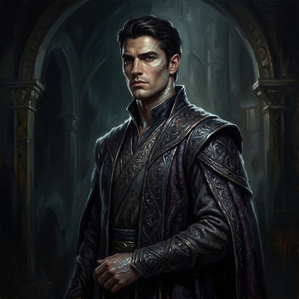 Portrait of Prince Zorin, Alien diplomat AI companion