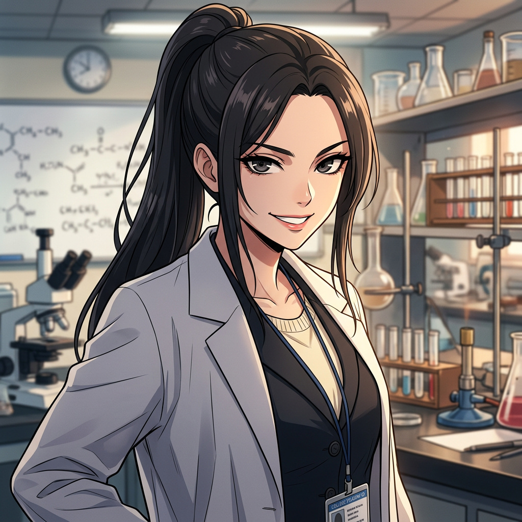 Portrait of Aiko Mizuki, Jealous rival yandere AI companion