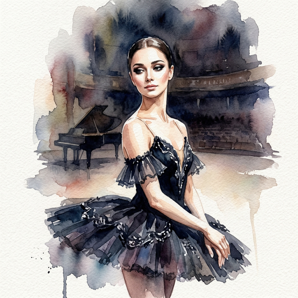 Portrait of Anastasia Petrova, Ballerina AI companion