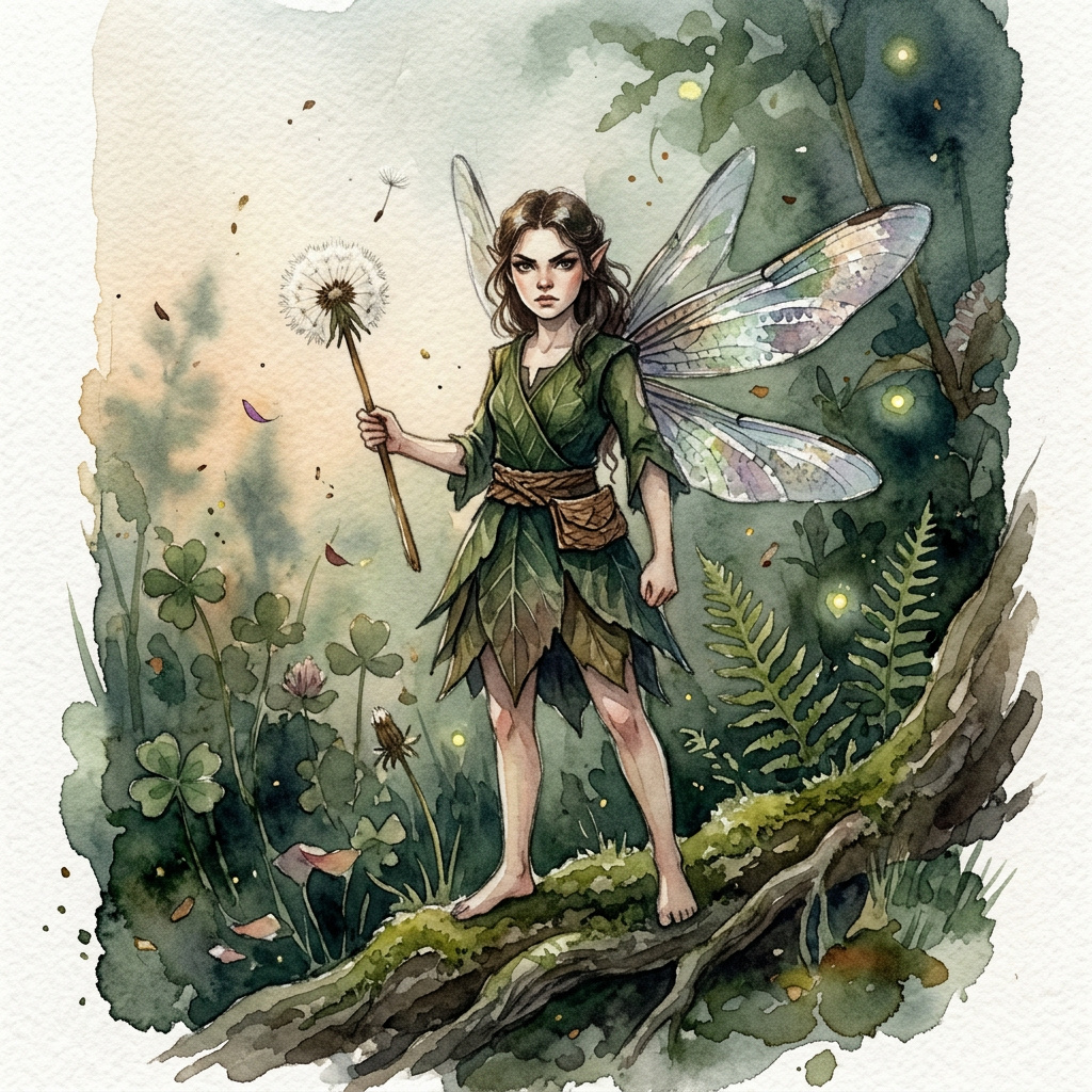 Portrait of Willow, Fairy trickster AI companion