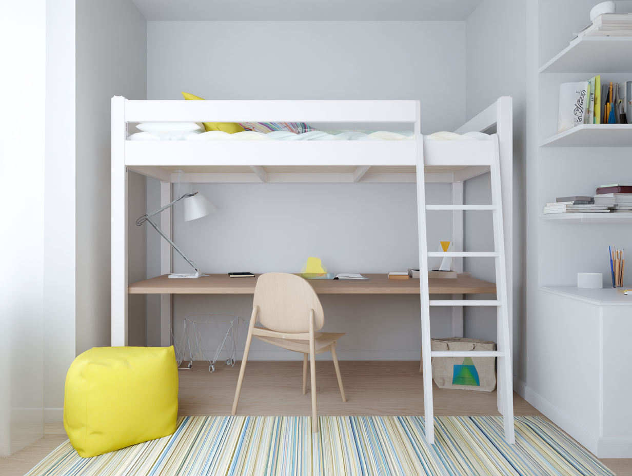  Functional Bunk Bed Model