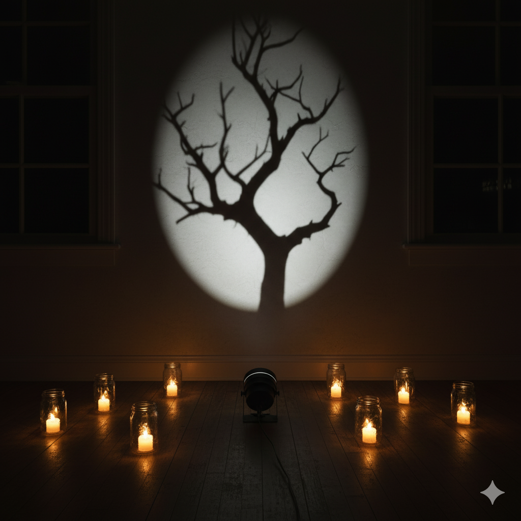 scary halloween room