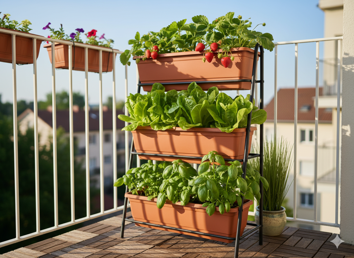 The Balcony-to-Garden Planter (GreenStalk 5-Tier)