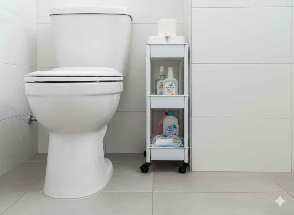 The Go-Anywhere Storage Cart (Slim Rolling Cart)