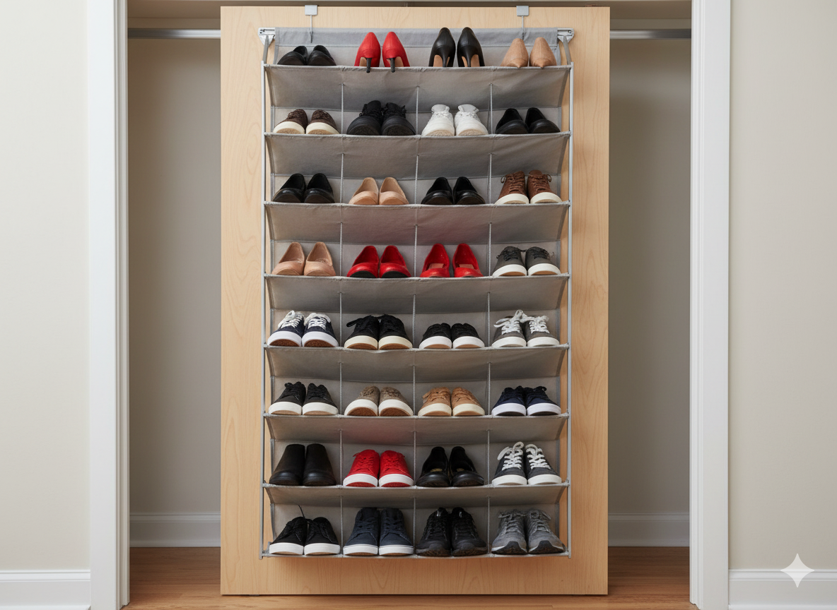 he Ultimate Shoe Solution (Whitmor 36-Pair Organizer)