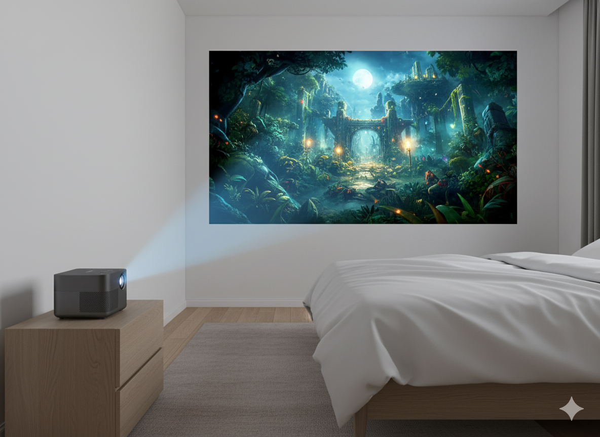 The Wall-to-Wall Cinema Projector (Xgimi MoGo 3 Pro)
