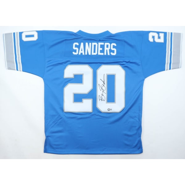 Barry Sanders Signed Lions 1996 Mitchell & Ness Authentic Jersey (Schwartz)