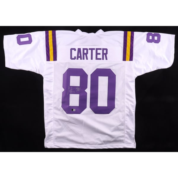 Cris Carter Signed Jersey (Beckett)